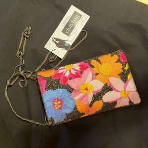 hand-beaded clutch / mini purse / wallet